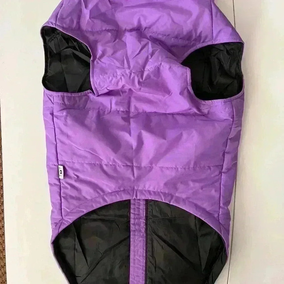 Love Long Long Purple and Black Dog Coat  Size XXL - Picture 4 of 5